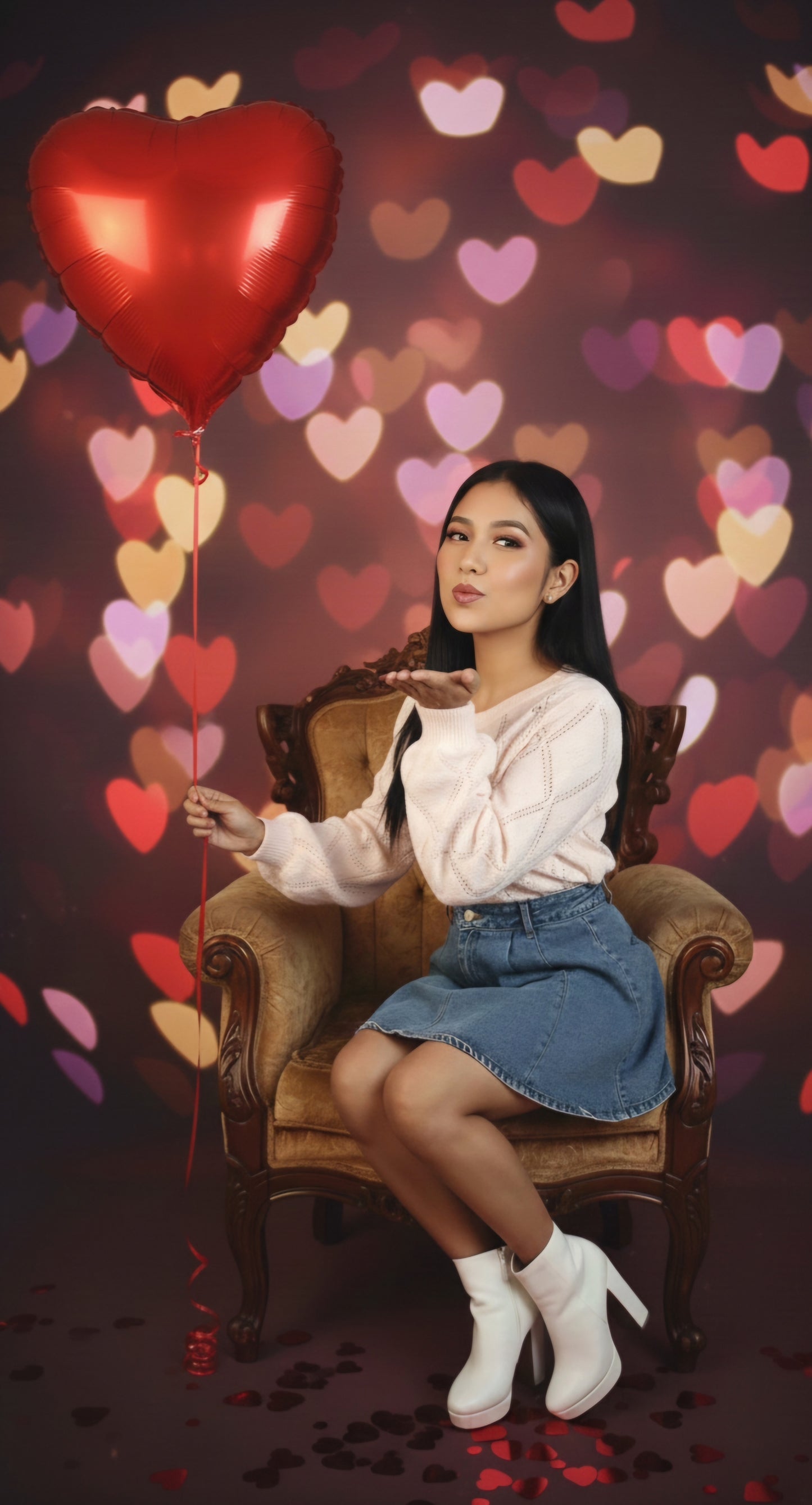 Solid Long Sleeve Round Neck Sweater