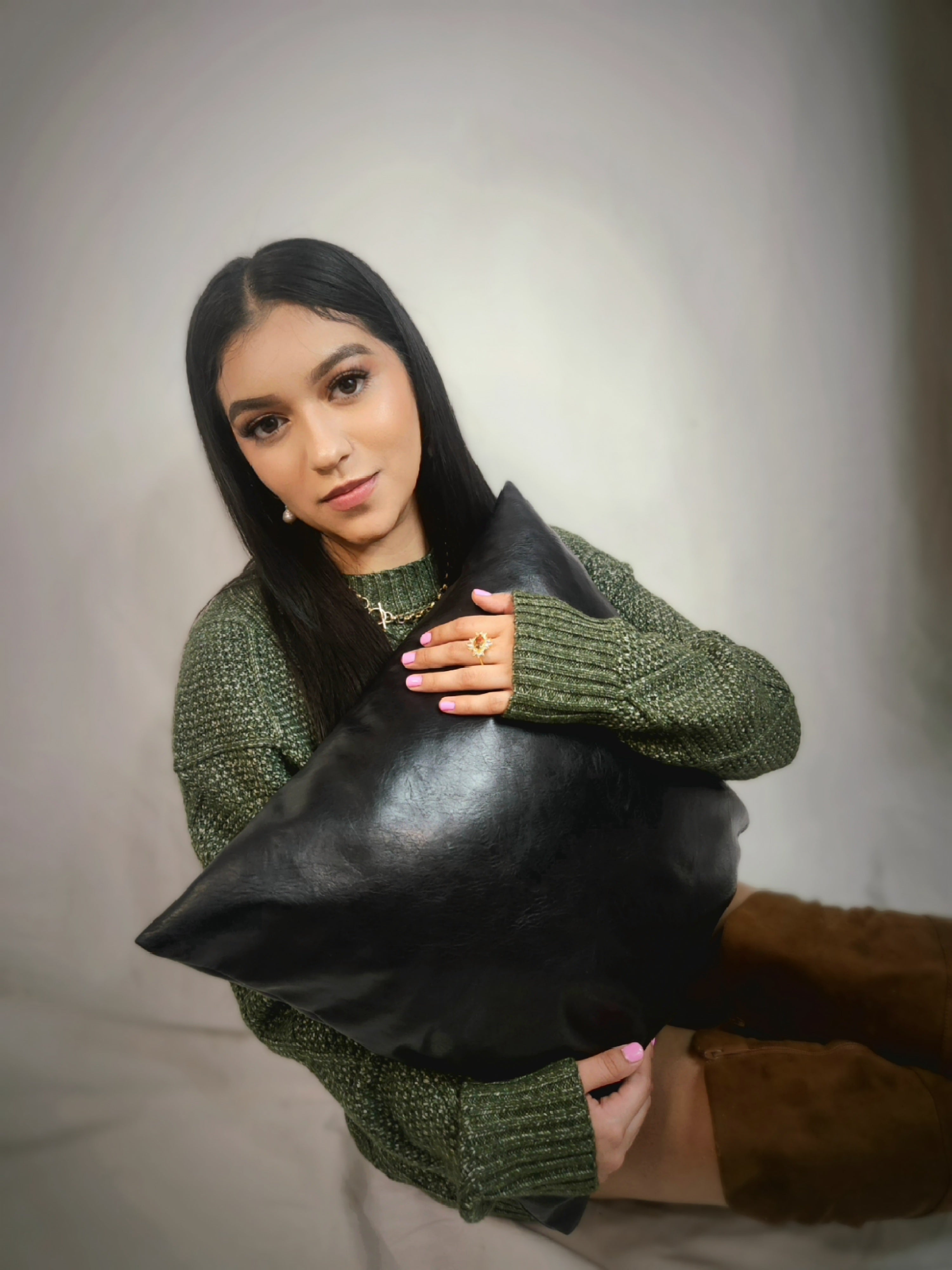 Cable Knit Drop Shoulder Loose fit Sweater Dress