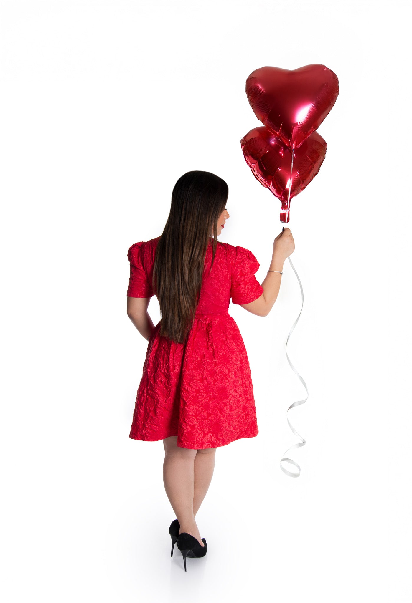 Sweetheart Jacquard Mini Dress