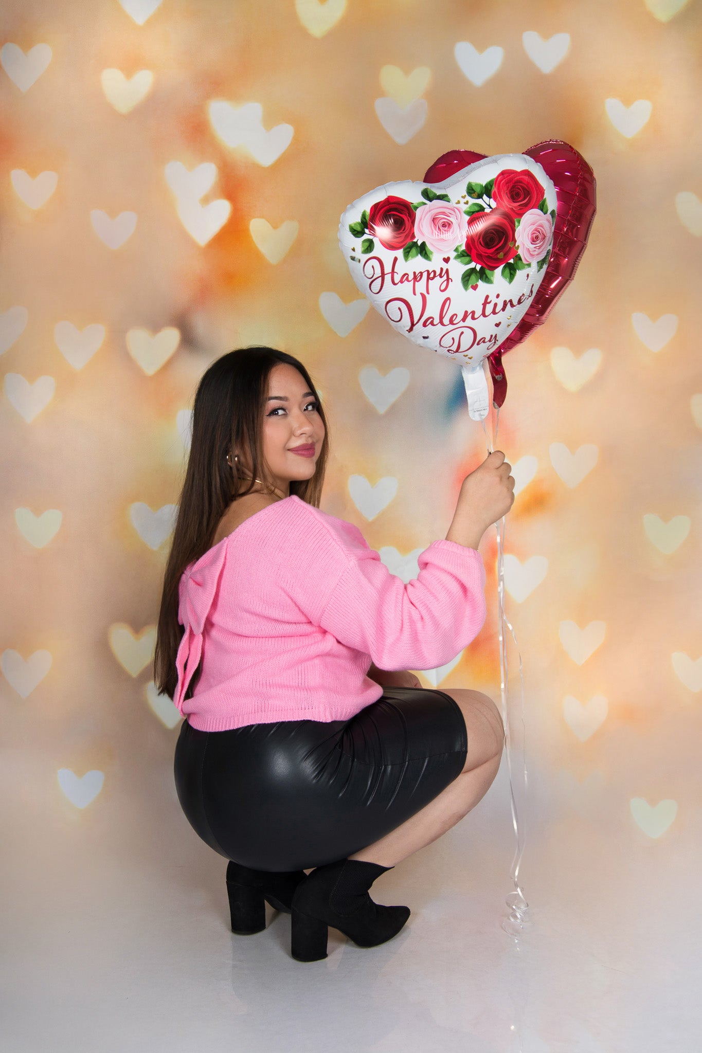 Valentine's sweetheart bow sweater