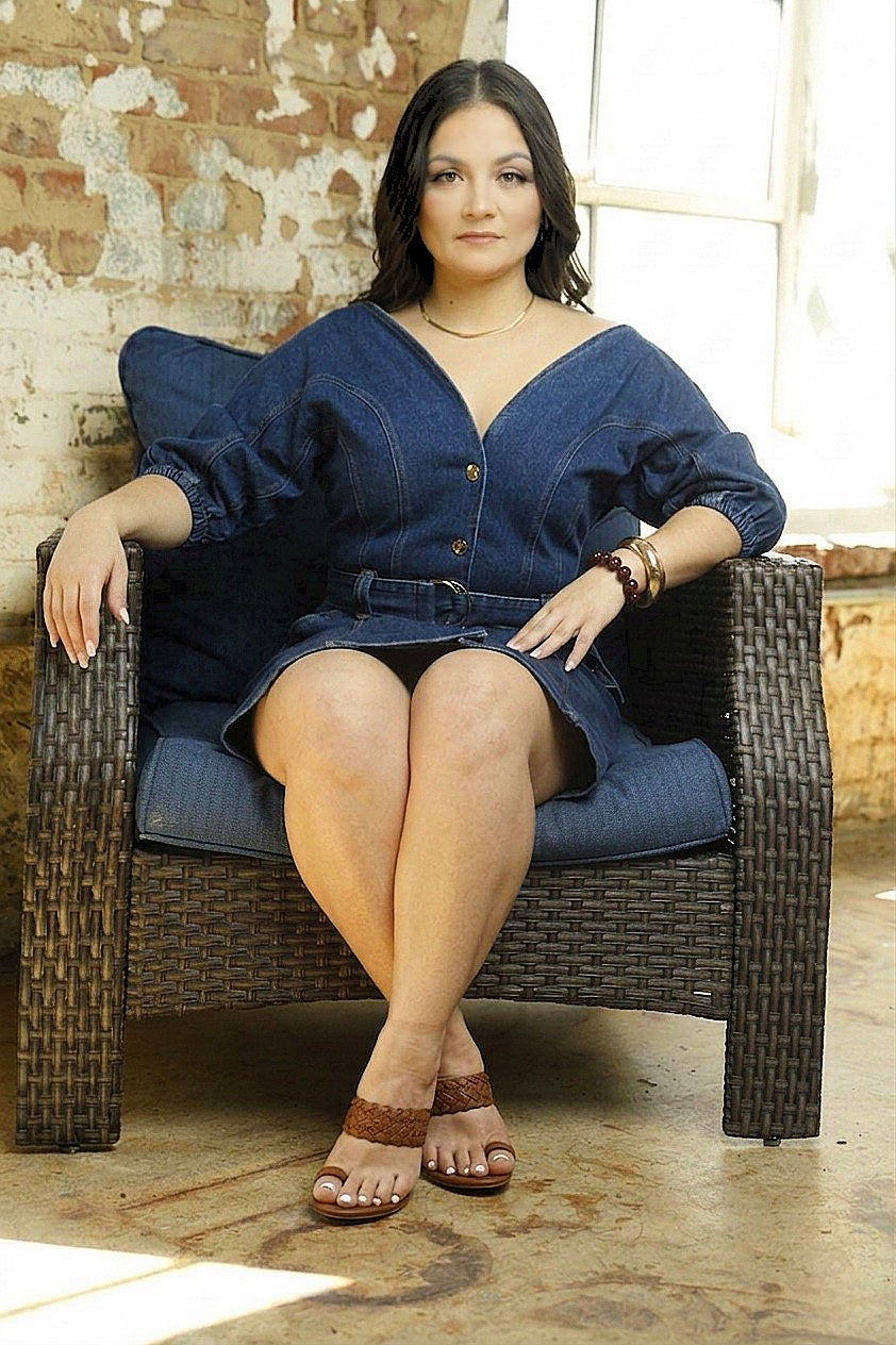 The Artisan Woven Mule in Toffee